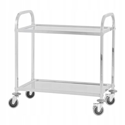 Wózek kelnerski 2-półkowy, stal nierdzewna 850×450×900 mm INC-2401 Haspol