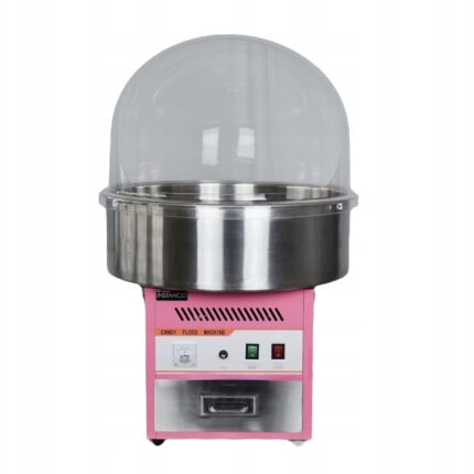 Maszyna do waty cukrowej Instanco I-WAT.1 – 52 cm – 1200 W – z pokrywą